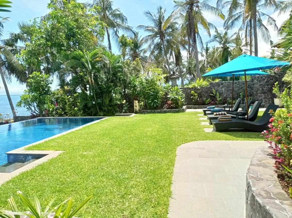 Absolute Beachfront, Paradise, 3Br Villa With Private Pool On 1200M2 Of Tropical Land Tulamben Exterior foto